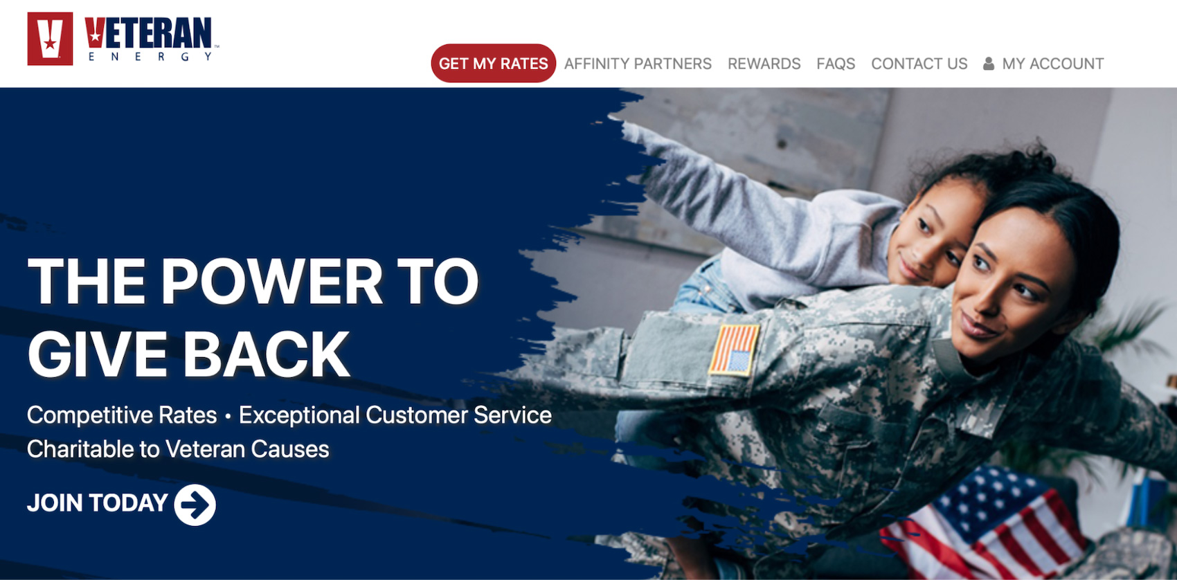 A woman in a military uniform plays with her daughter at home, both smiling and enjoying time together, representing family and community support.